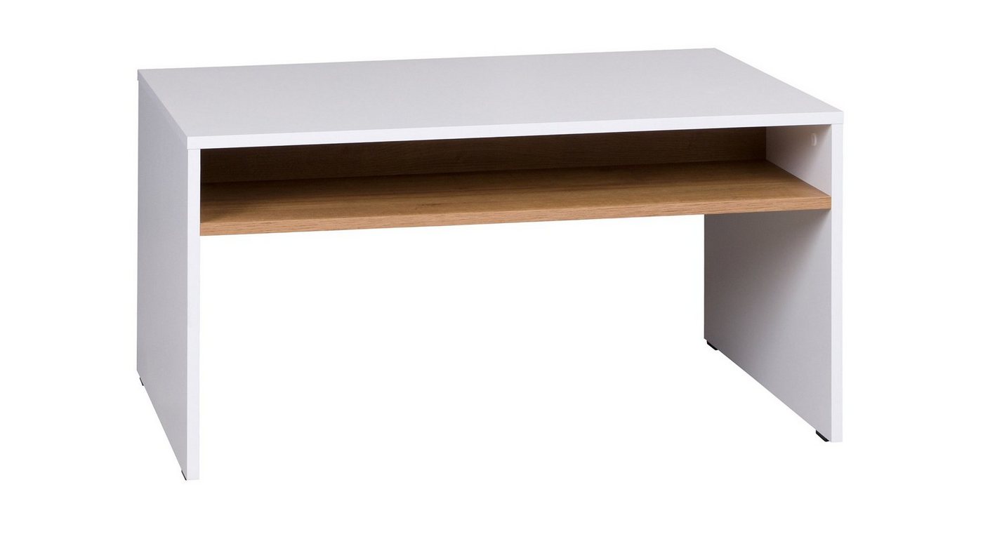 Stylefy Couchtisch Senza (Wohzimmertisch, Beistelltisch), aus Holzwerkstoff, Stauraum unter Tischplatte, mit Fach, Modern Design von Stylefy