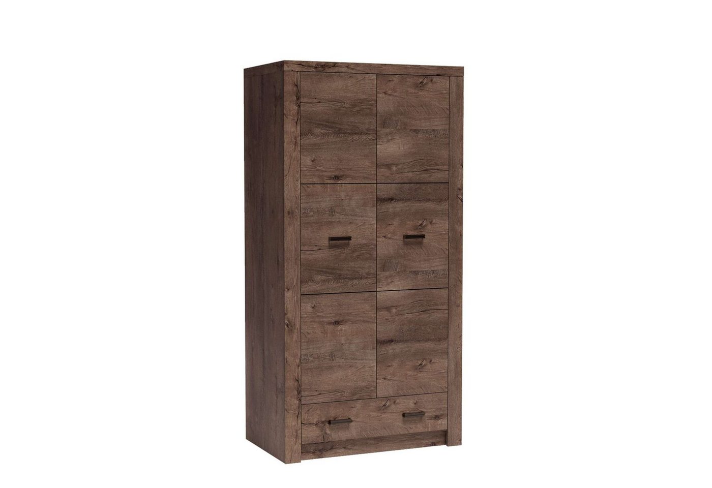 Stylefy Drehtürenschrank Anapolis (Kleiderschrank, Mehrzweckschrank) mit Schublade, aus Holzwerkstoff, Modern Design, viel Stauraum von Stylefy