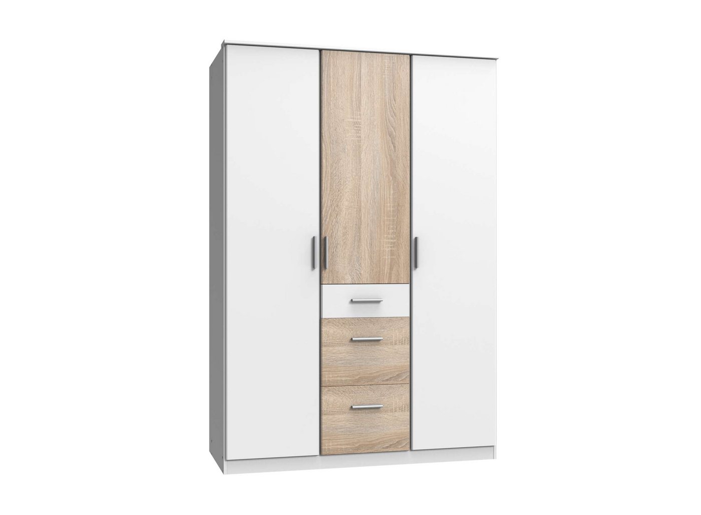 Stylefy Drehtürenschrank Lio II (Kleiderschrank, Mehrzweckschrank, Kinderschrank) mit viel Stauraum, aus Holzwerkstoff, Design Modern, für Kinder von Stylefy