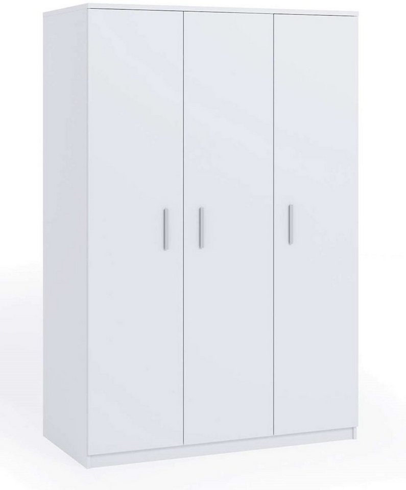 99rooms Drehtürenschrank Mela (Kleiderschrank, Mehrzweckschrank) 3-türig, variabel stellbar, aus Holzwerkstoff, viel Stauraum von 99rooms