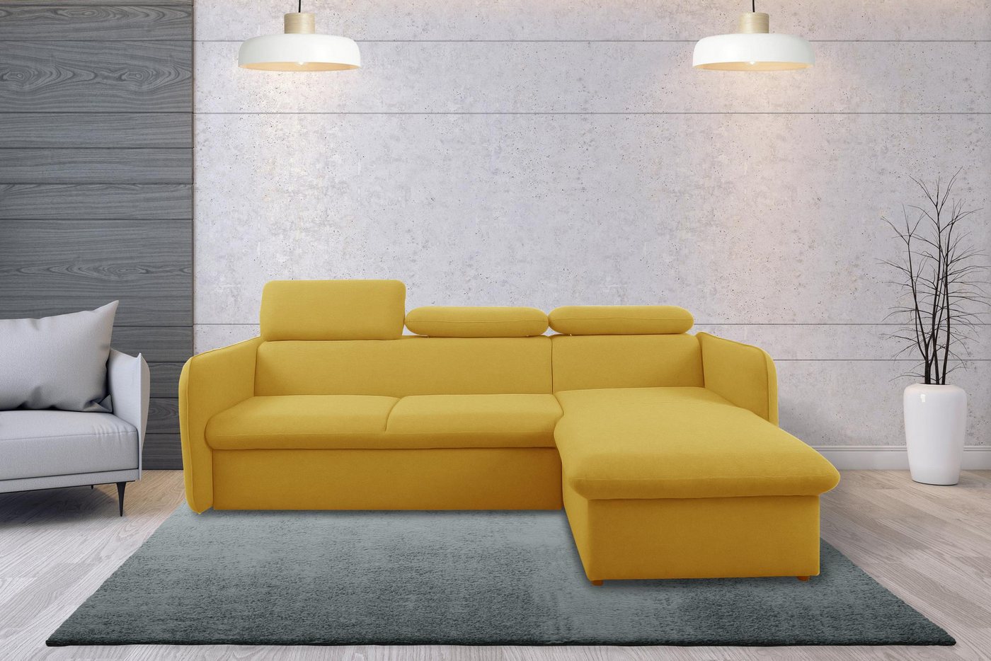 Stylefy Ecksofa Amerigo, L-Form, Eckcouch, Design von Stylefy