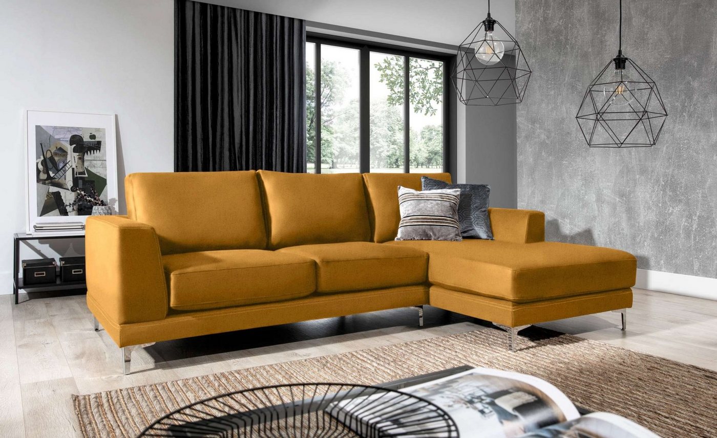 Stylefy Ecksofa Aria, L-Form, Eckcouch, Design von Stylefy