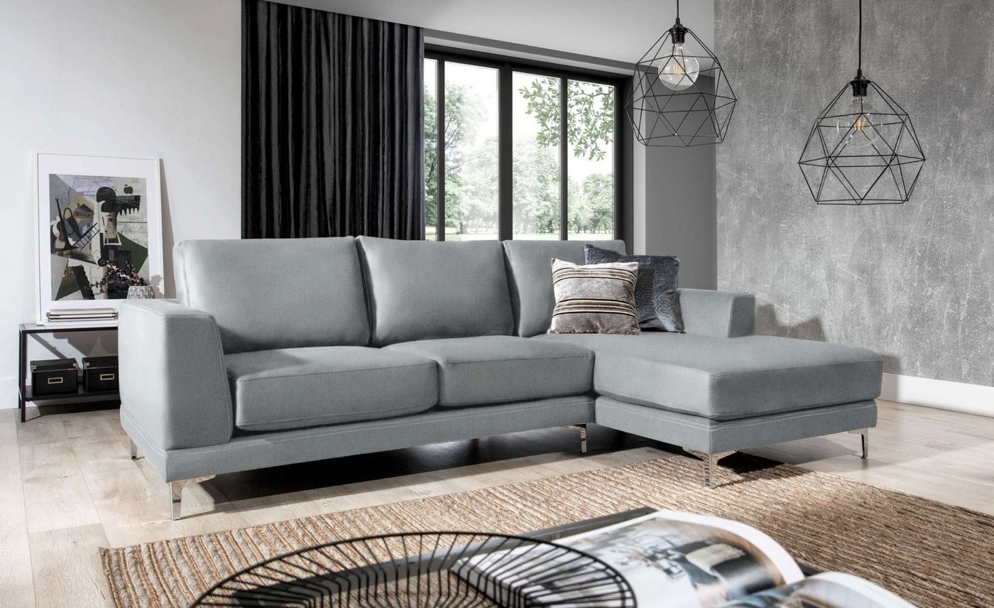 Stylefy Ecksofa Aria, L-Form, Eckcouch, Design von Stylefy