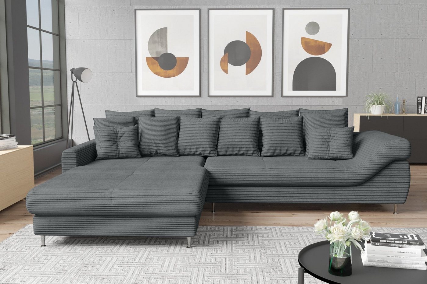 Stylefy Ecksofa Arthur, L-Form, Eckcouch, Design von Stylefy