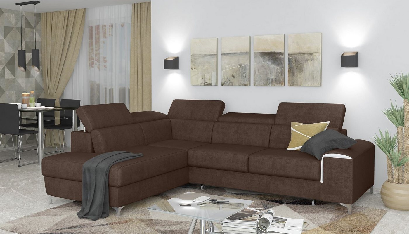 Stylefy Ecksofa Caio, L-Form, Eckcouch, Design von Stylefy