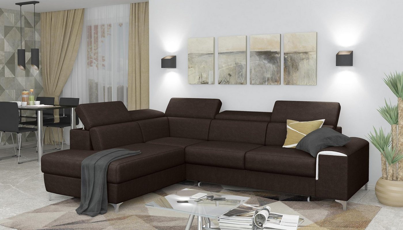 Stylefy Ecksofa Caio, L-Form, Eckcouch, Design von Stylefy