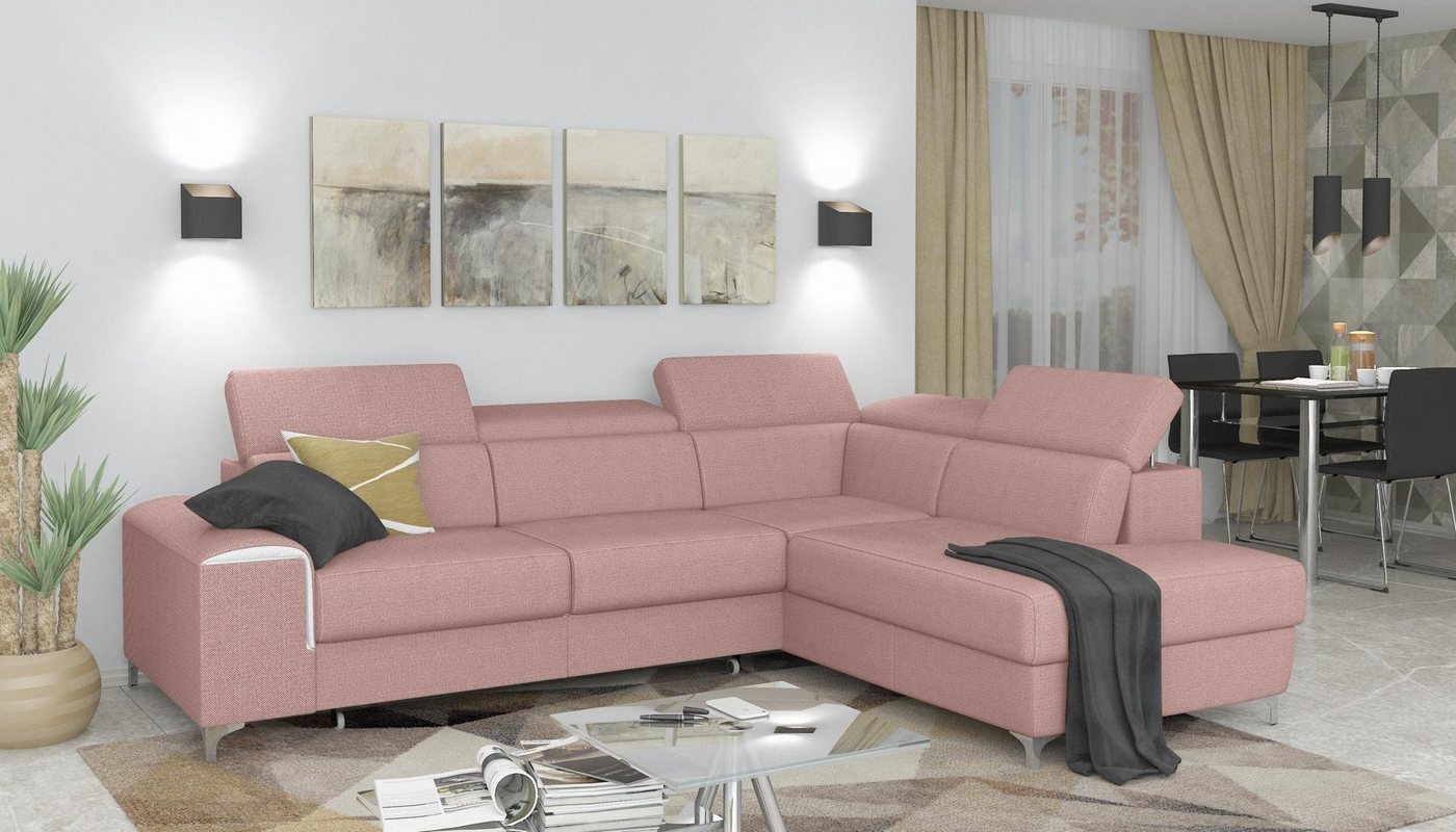 Stylefy Ecksofa Caio, L-Form, Eckcouch, Design von Stylefy