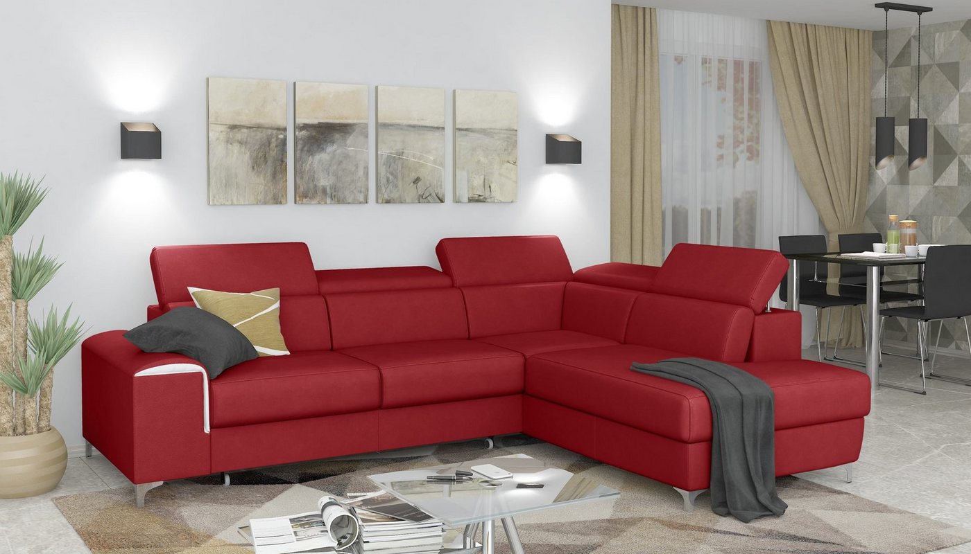 Stylefy Ecksofa Caio, L-Form, Eckcouch, Design von Stylefy