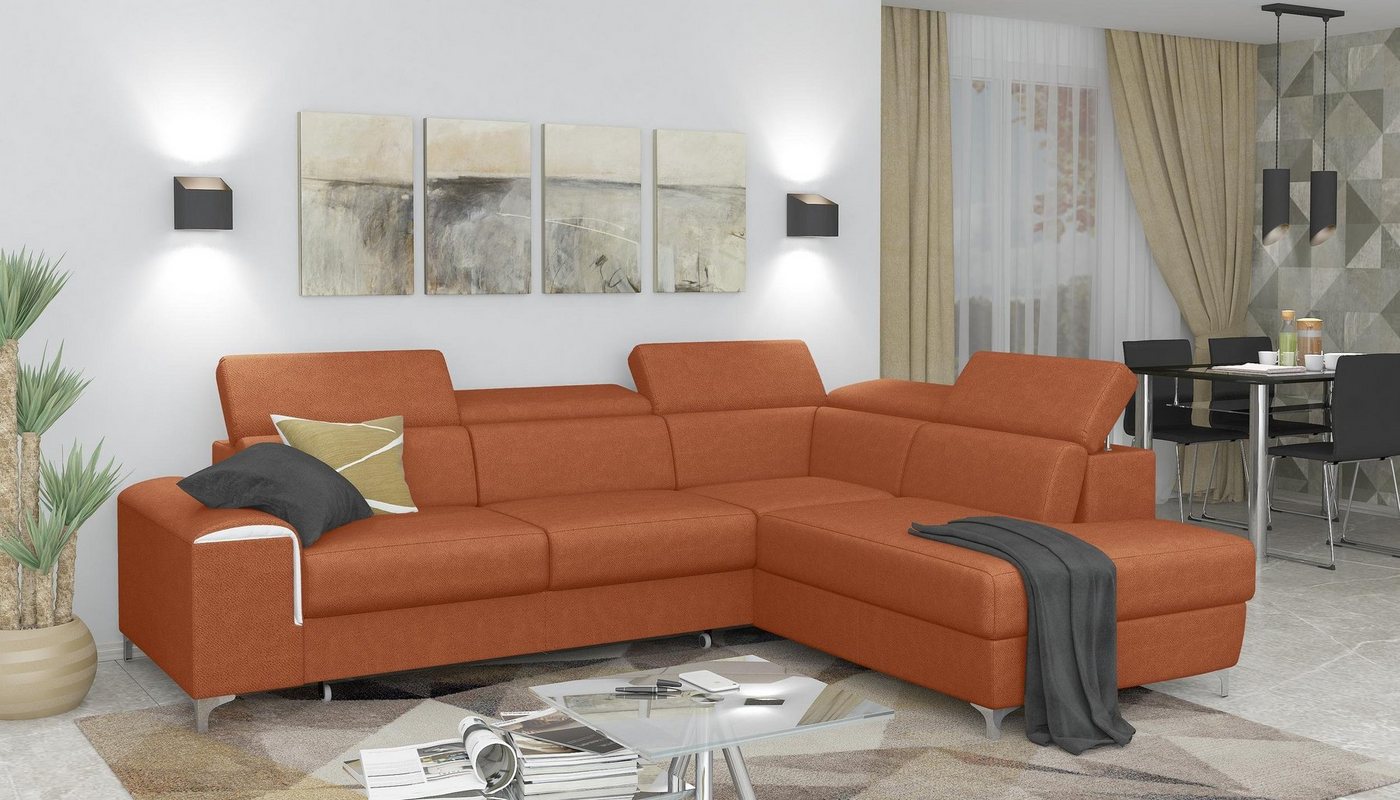 Stylefy Ecksofa Caio, L-Form, Eckcouch, Design von Stylefy