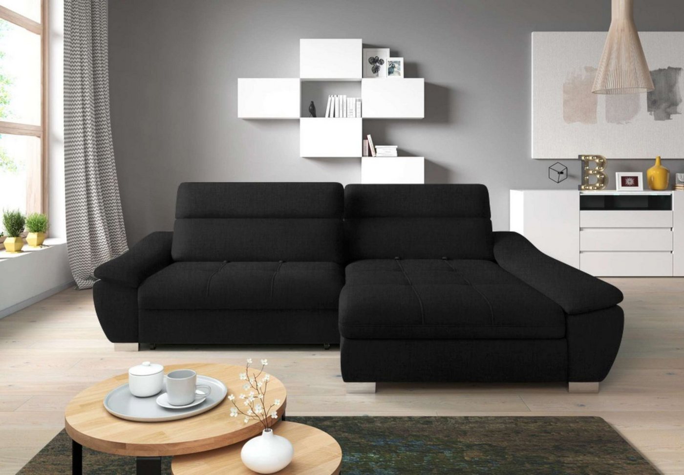 Stylefy Ecksofa Calladine, L-Form, Eckcouch, Design von Stylefy