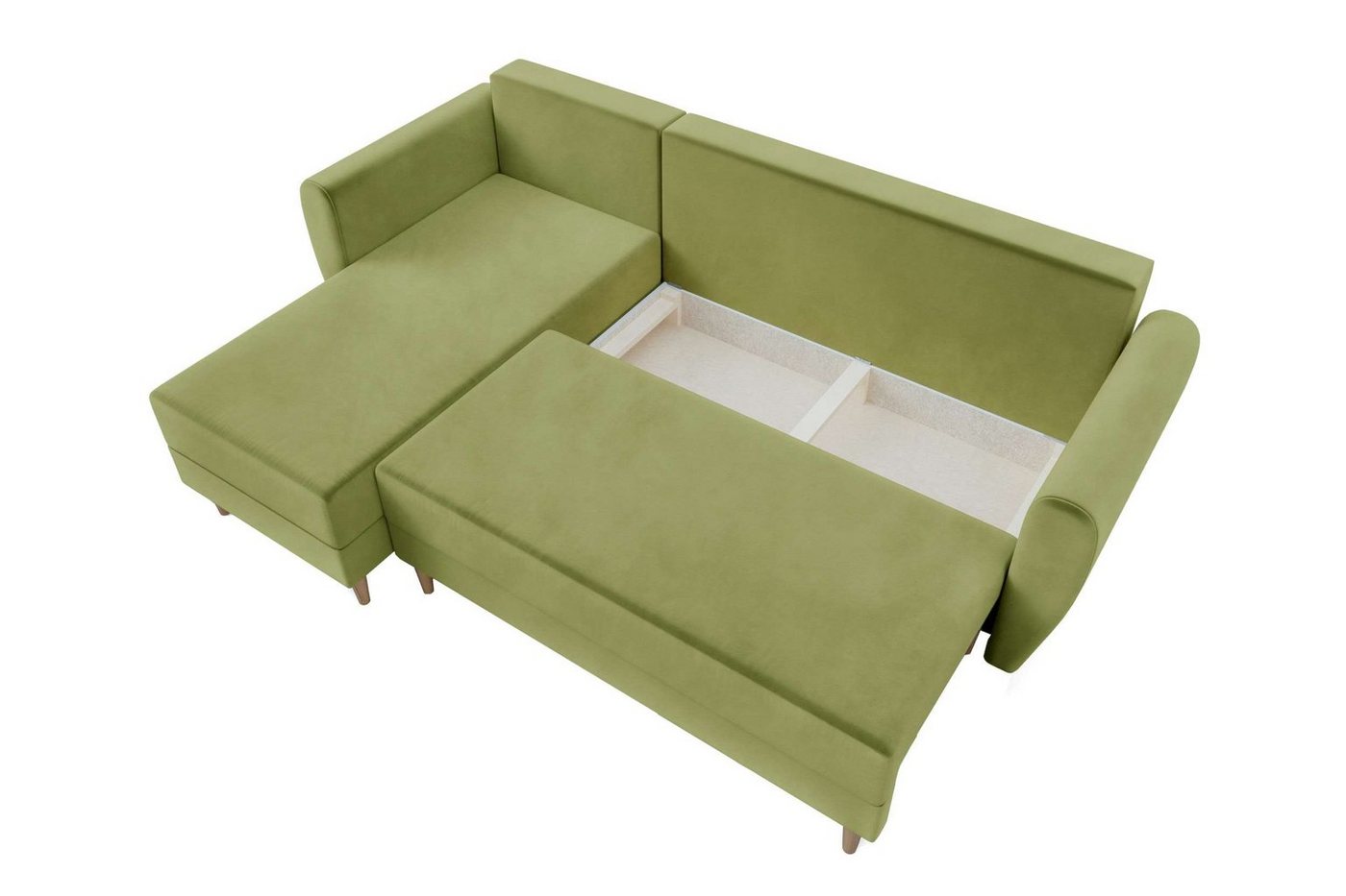 Stylefy Ecksofa Canaria, L-Form, Eckcouch, Sofa, Sitzkomfort, mit Bettfunktion, mit Bettkasten, Modern Design von Stylefy