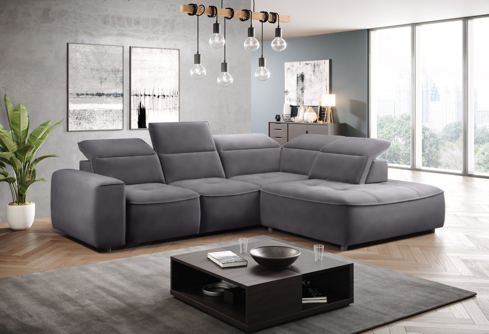 Stylefy Ecksofa Colton L, L-Form, Eckcouch, Design von Stylefy