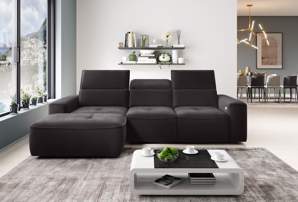 Stylefy Ecksofa Colton MINI, L-Form, Eckcouch, Design von Stylefy