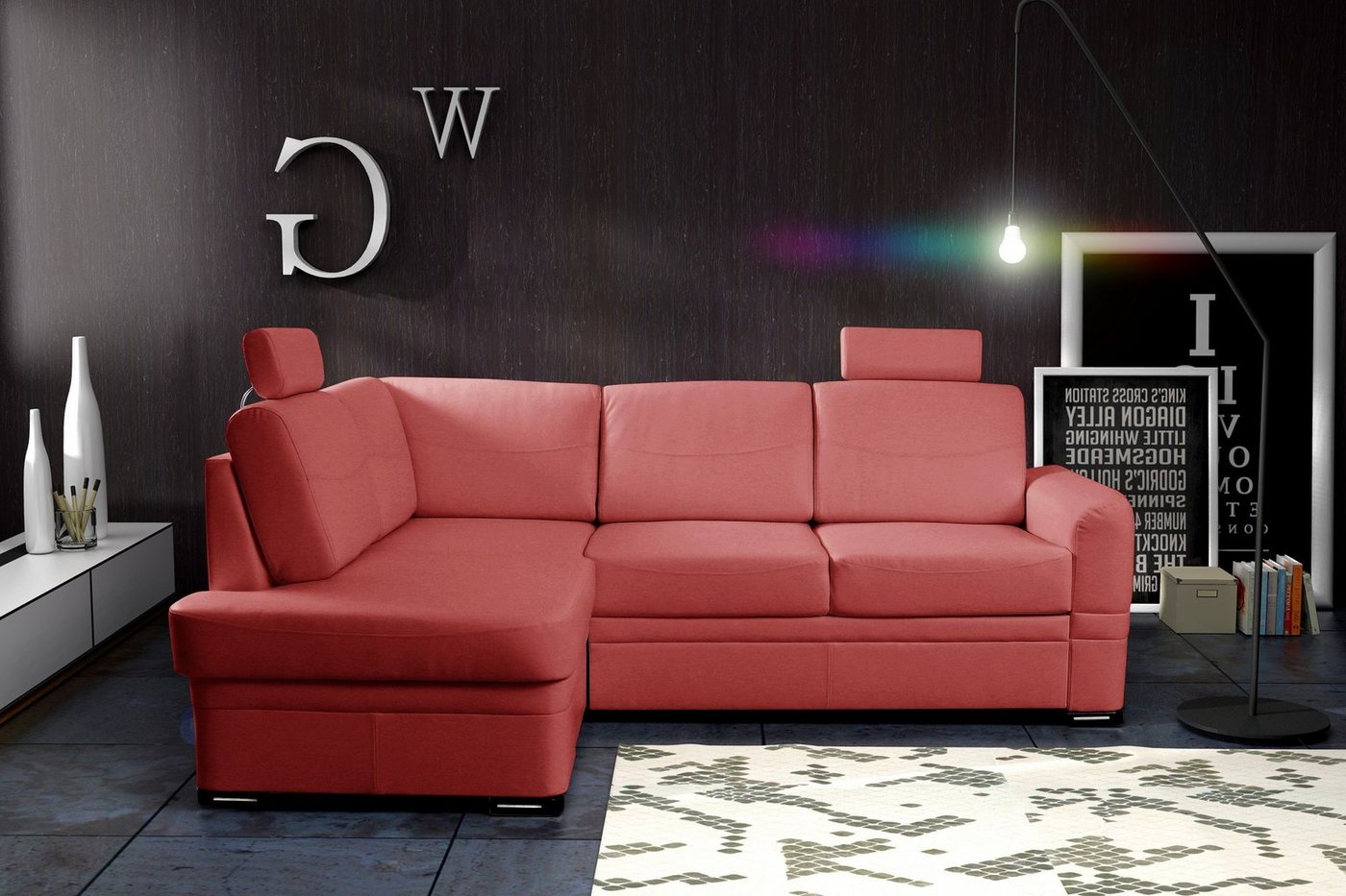 Stylefy Ecksofa Daniel, L-Form, Eckcouch, Design von Stylefy