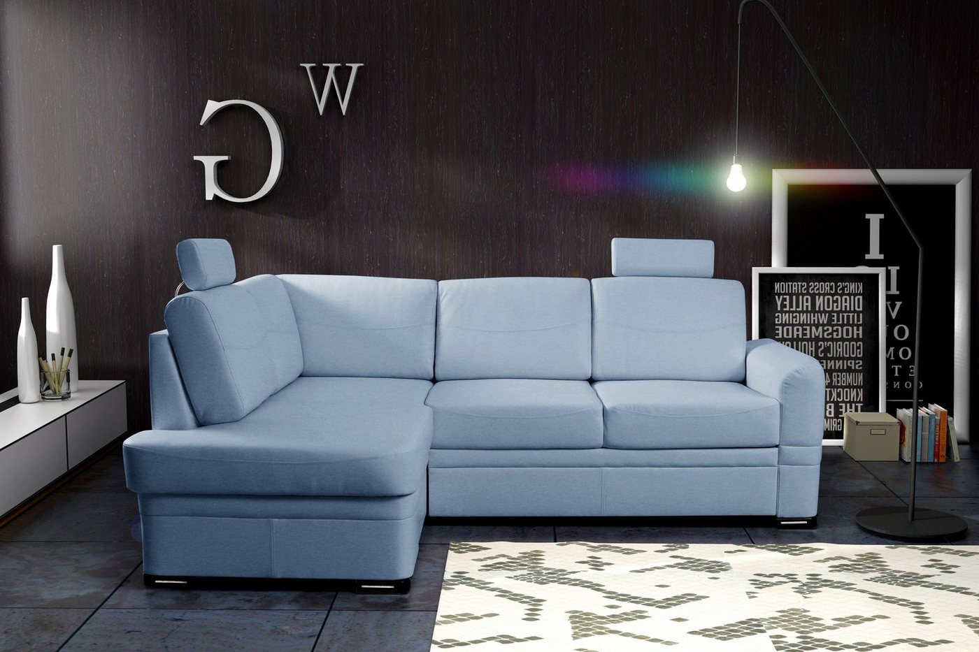 Stylefy Ecksofa Daniel, L-Form, Eckcouch, Design von Stylefy