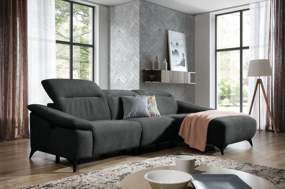 Stylefy Ecksofa Gabbiana, L-Form, Eckcouch, Relaxfunktion von Stylefy