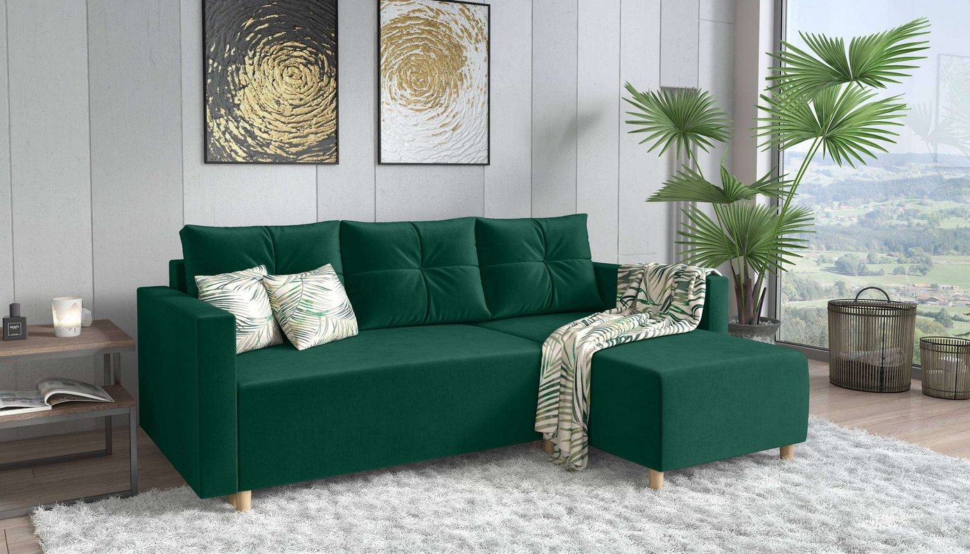 Stylefy Ecksofa Livenza, L-Form, Eckcouch, Design von Stylefy