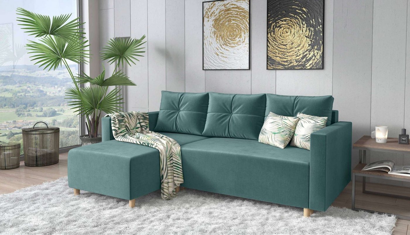 Stylefy Ecksofa Livenza, L-Form, Eckcouch, Design von Stylefy