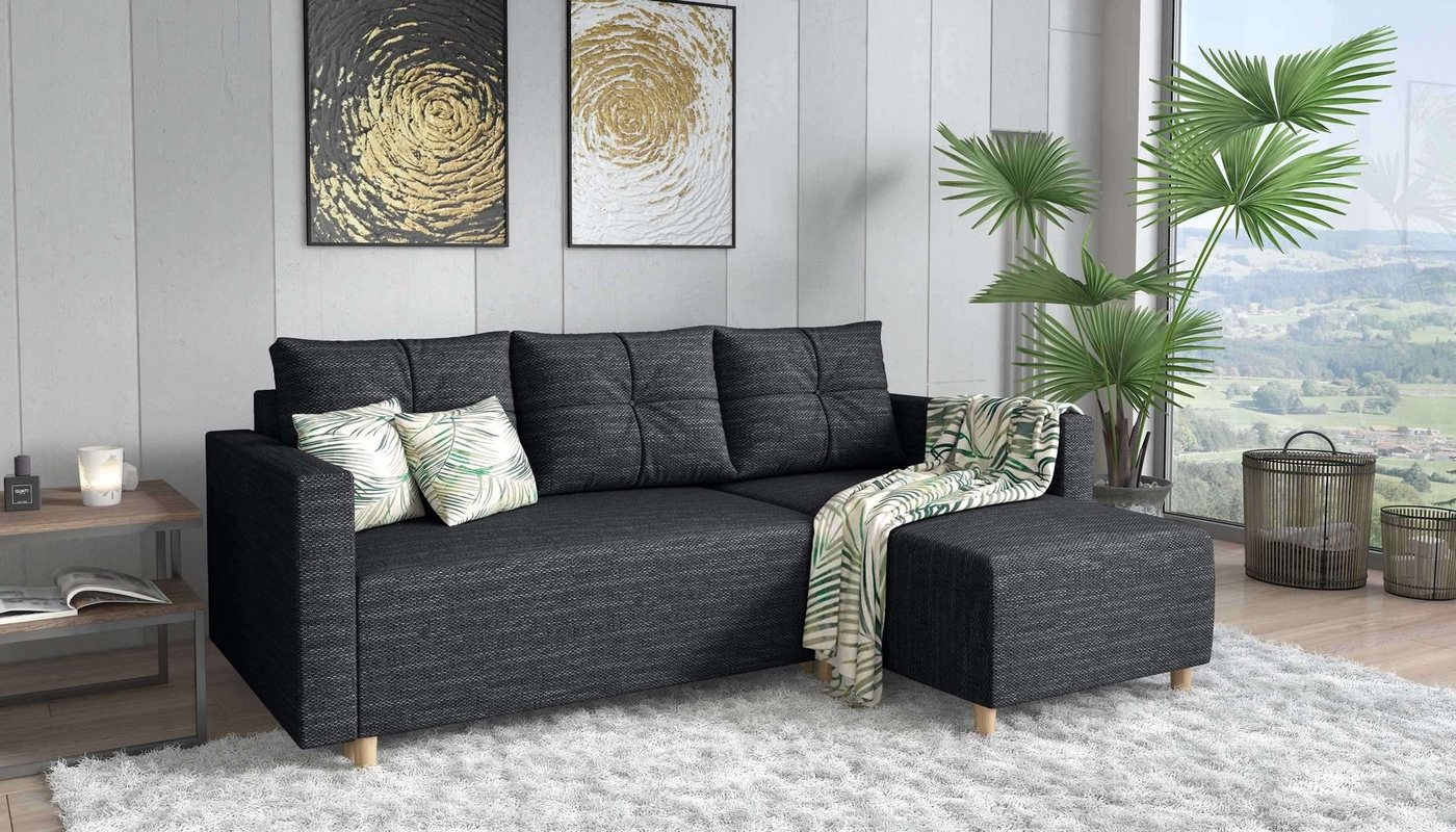 Stylefy Ecksofa Livenza, L-Form, Eckcouch, Design von Stylefy