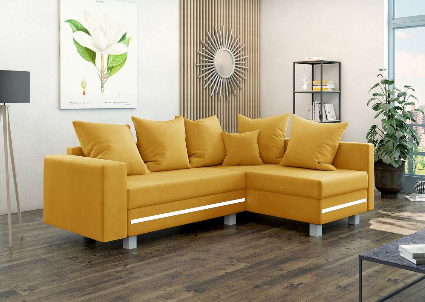 Stylefy Ecksofa Morgan, L-Form, Eckcouch, Design von Stylefy