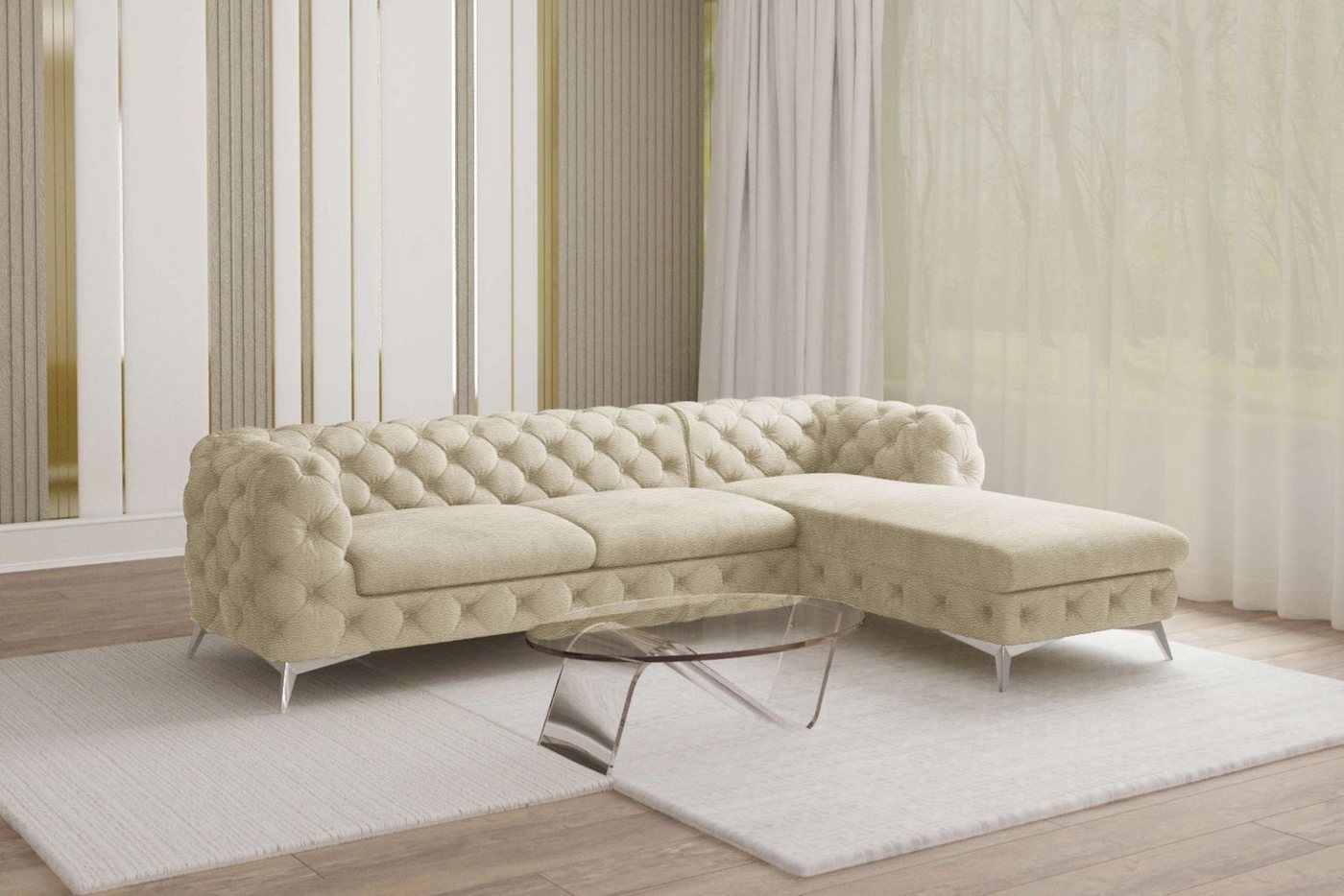 99rooms Ecksofa Poseidon, L-Form, Eckcouch, Design von 99rooms