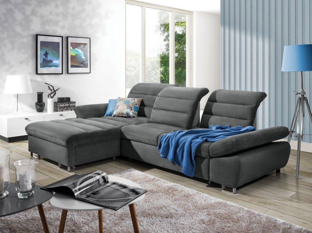 Stylefy Ecksofa Romola, L-Form, Eckcouch, Relaxfunktion von Stylefy