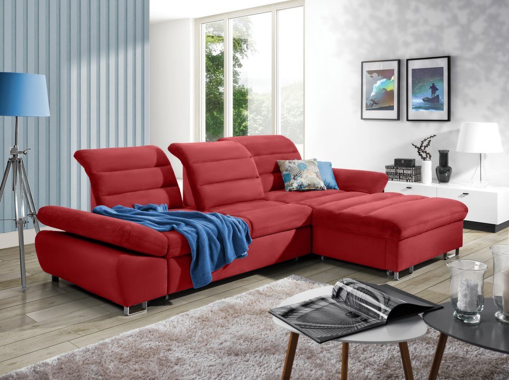 Stylefy Ecksofa Romola, L-Form, Eckcouch, Relaxfunktion von Stylefy