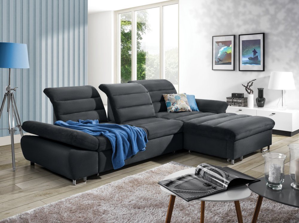 Stylefy Ecksofa Romola, L-Form, Eckcouch, Relaxfunktion von Stylefy