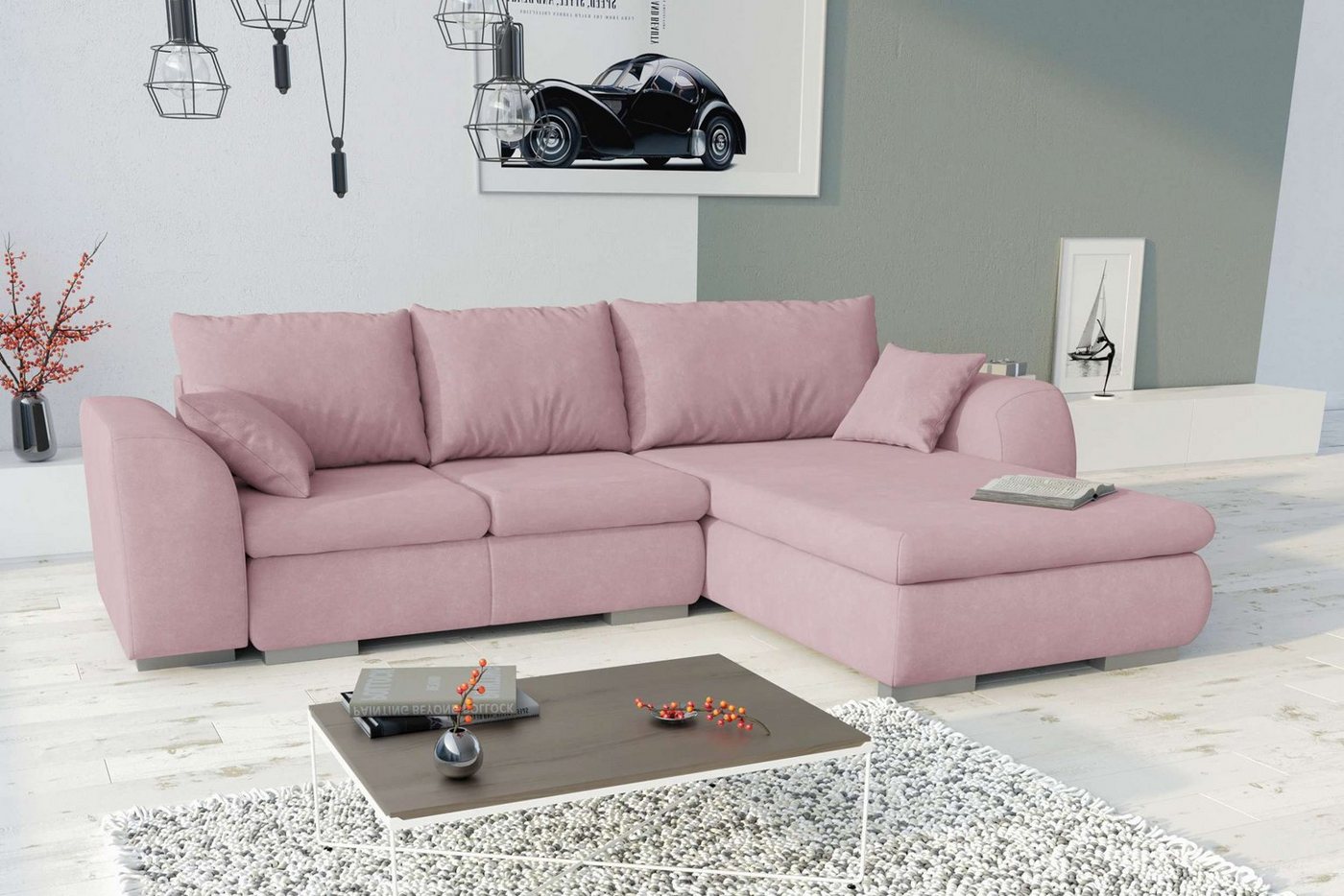 Stylefy Ecksofa Salturo, L-Form, Eckcouch, Design von Stylefy