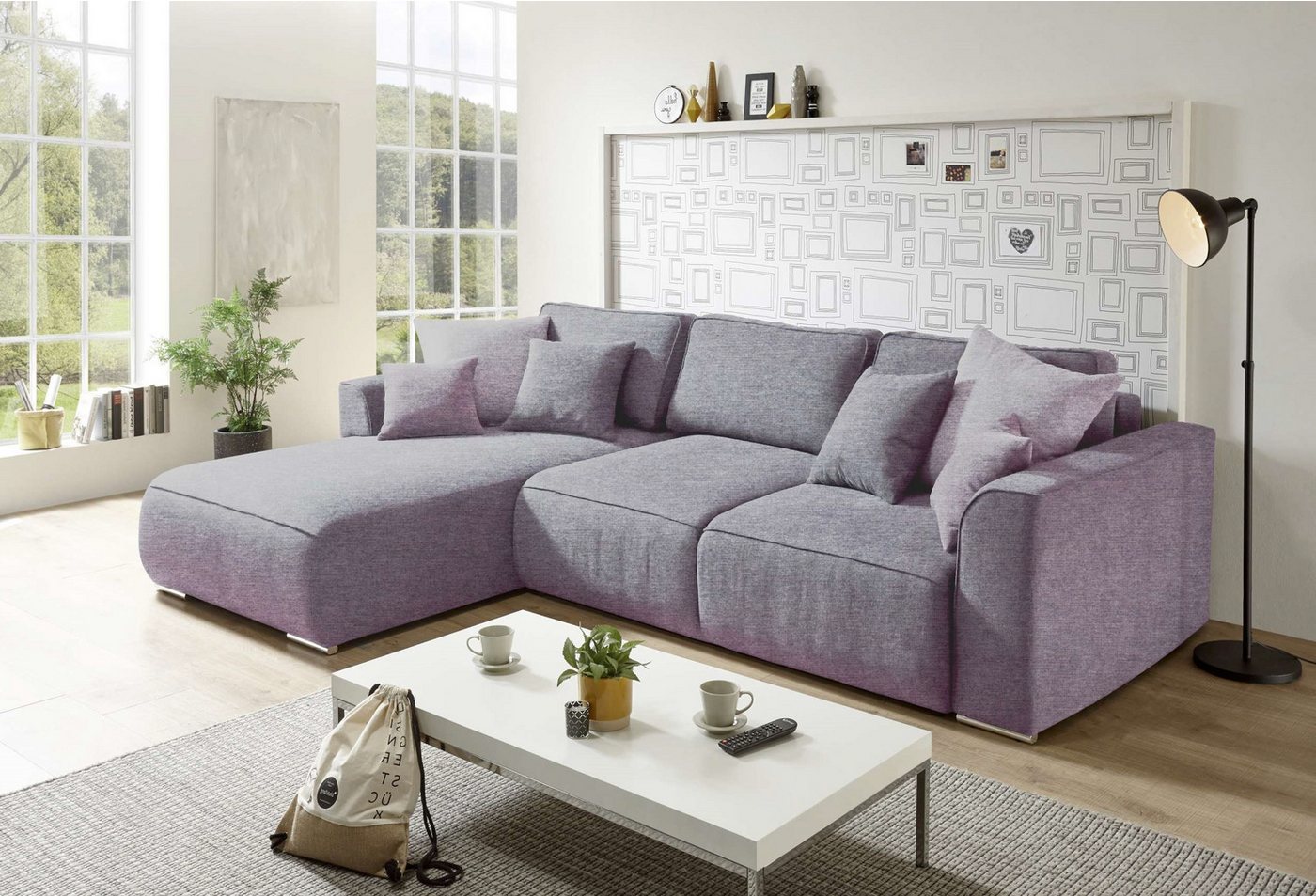 Stylefy Ecksofa Stylefy Gusto Ecksofa, L-Form, Eckcouch, stellbar von Stylefy