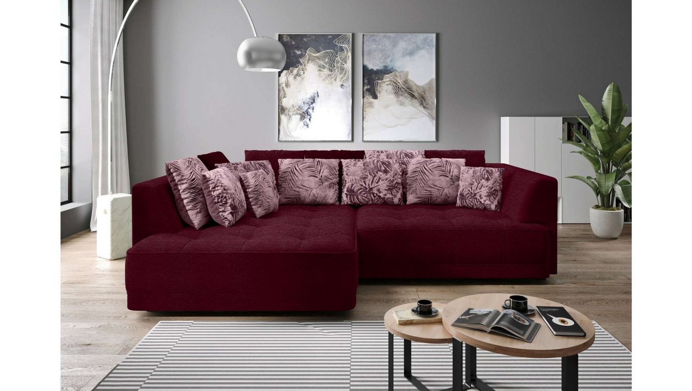 Stylefy Ecksofa Tiberis, L-Form, Eckcouch, Design von Stylefy