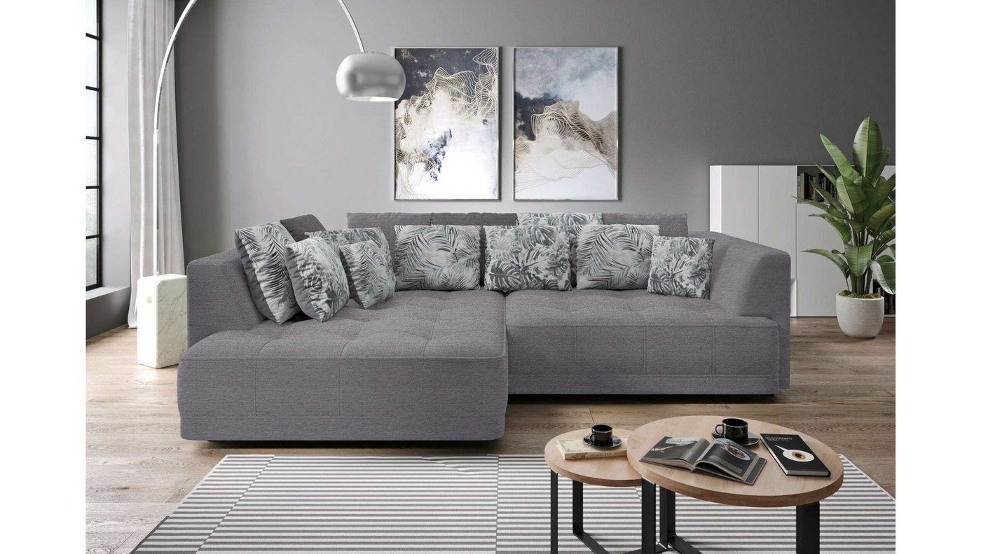 Stylefy Ecksofa Tiberis, L-Form, Eckcouch, Design von Stylefy