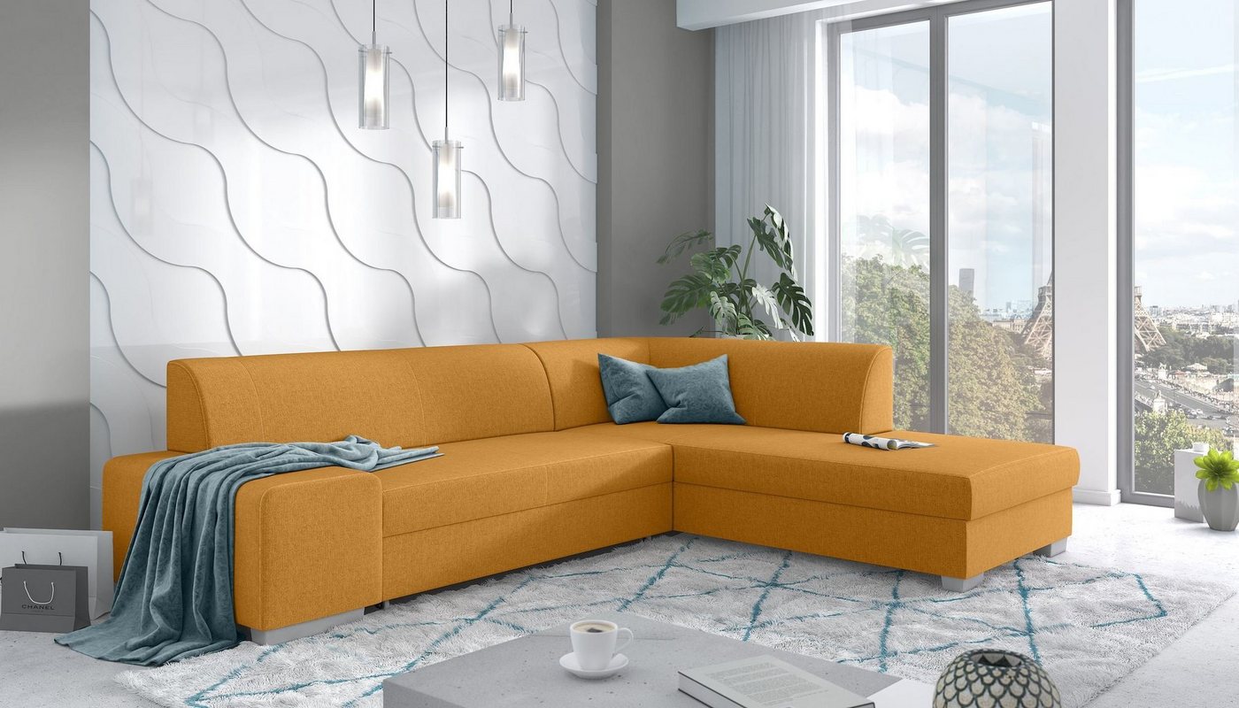 Stylefy Ecksofa Ticino, L-Form, Eckcouch, Bonellfederung von Stylefy