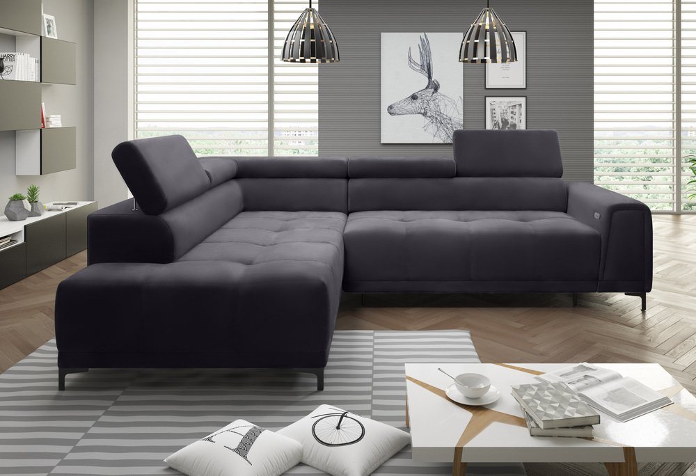 Stylefy Ecksofa Volter, L-Form, Eckcouch, Design von Stylefy