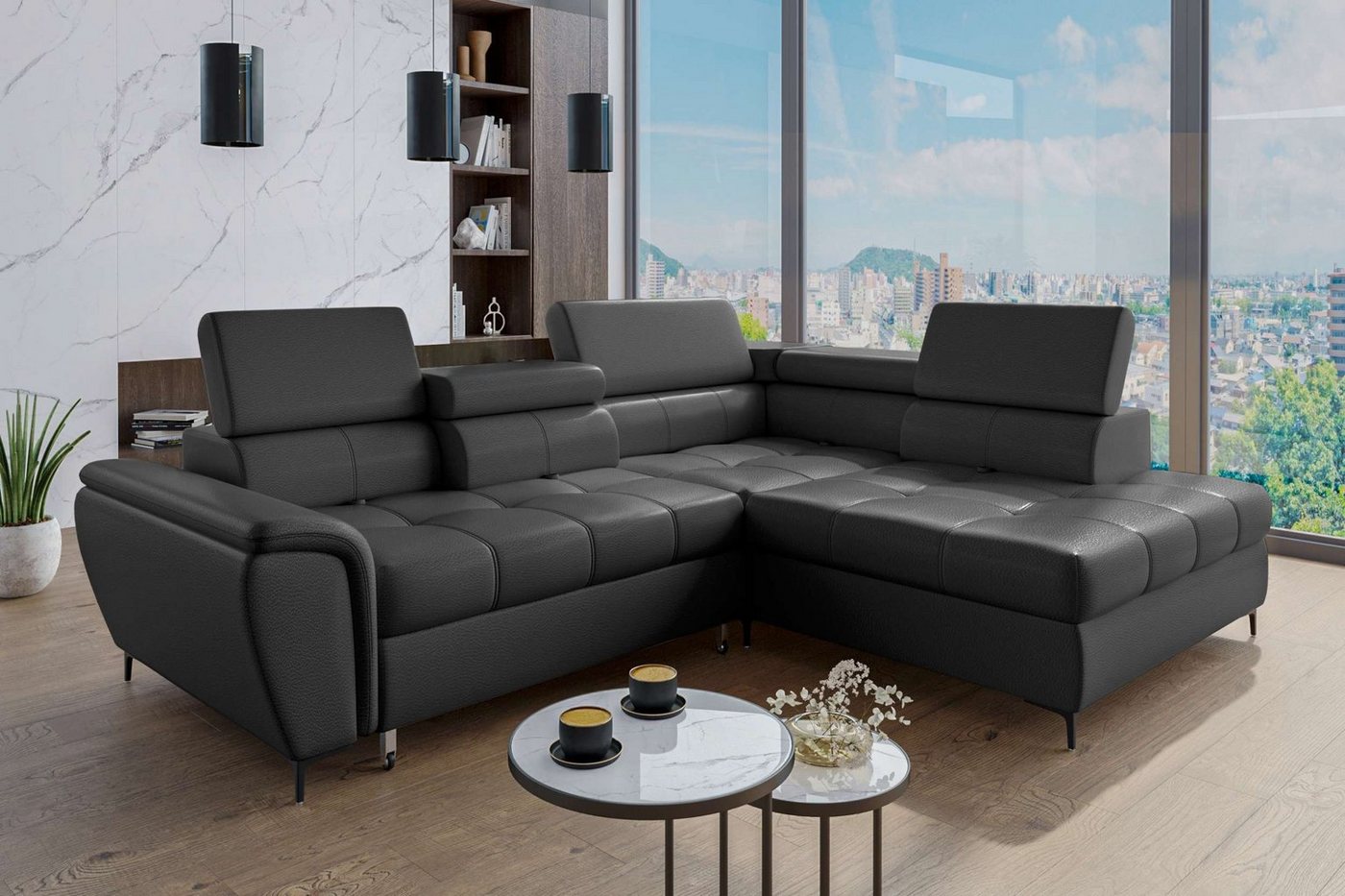 Stylefy Ecksofa Xander, L-Form, Eckcouch, Sitztiefenverstellung von Stylefy