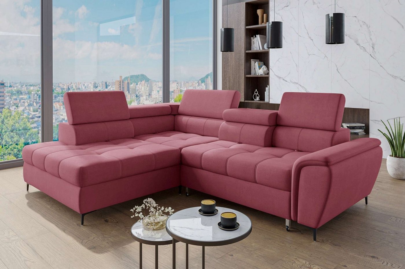 Stylefy Ecksofa Xander, L-Form, Eckcouch, Sitztiefenverstellung von Stylefy