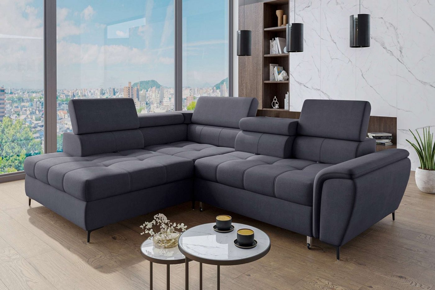 Stylefy Ecksofa Xander, L-Form, Eckcouch, Sitztiefenverstellung von Stylefy