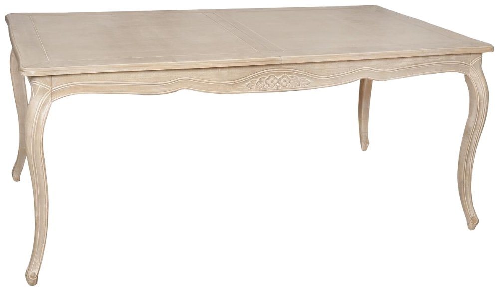 Stylefy Esstisch Venezia Birke Beige (Esstisch, Tisch), aus Massivholz, rechteckig, ausziehbar, viel Stauraum, Landhausstil von Stylefy