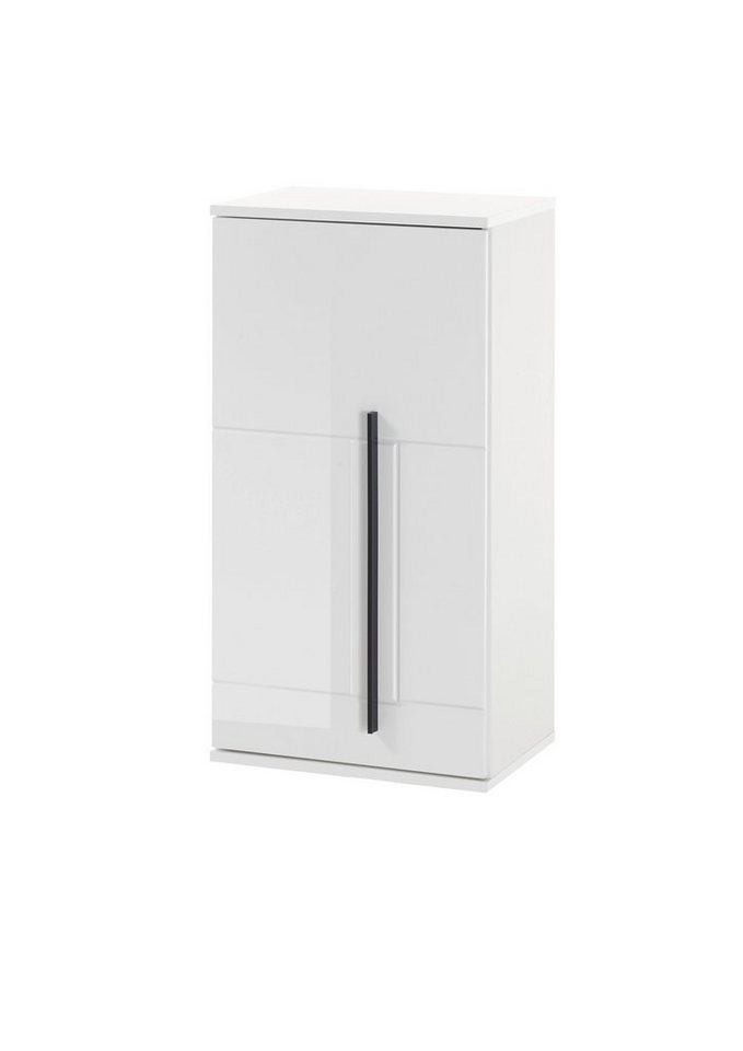 99rooms Hängeschrank Sambir (Wandschrank, Badezimmerschrank) mit Einlegeböden, wechselbarer Türanschlag, Hochglanzfront von 99rooms