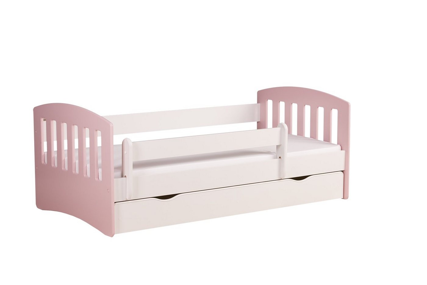 99rooms Jugendbett Amira (Kinderbett, Bett), 140/160/180 x 80 cm, mit Schublade, aus Holzwerkstoff, variabel stellbar, für Kinder von 99rooms