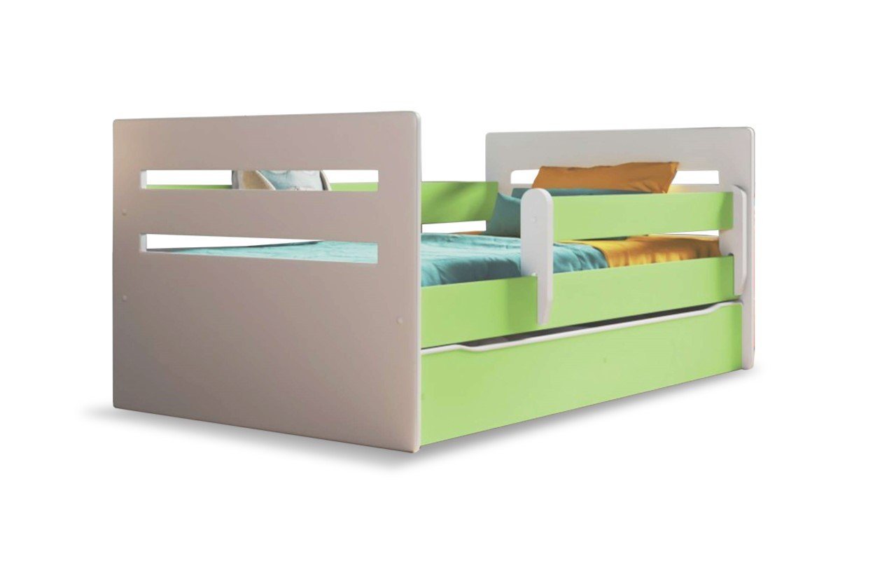 99rooms Kinderbett Elsa (Kinderbett, Bett), 140/160/180 x 80 cm, mit Schublade, aus Holzwerkstoff, variabel stellbar, für Kinder von 99rooms