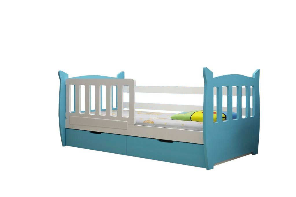 99rooms Kinderbett Mabo (Kinderbett, Bett), 75x160 cm, mit Bettkasten, aus Massivholz, Modern Design, made in Europa von 99rooms