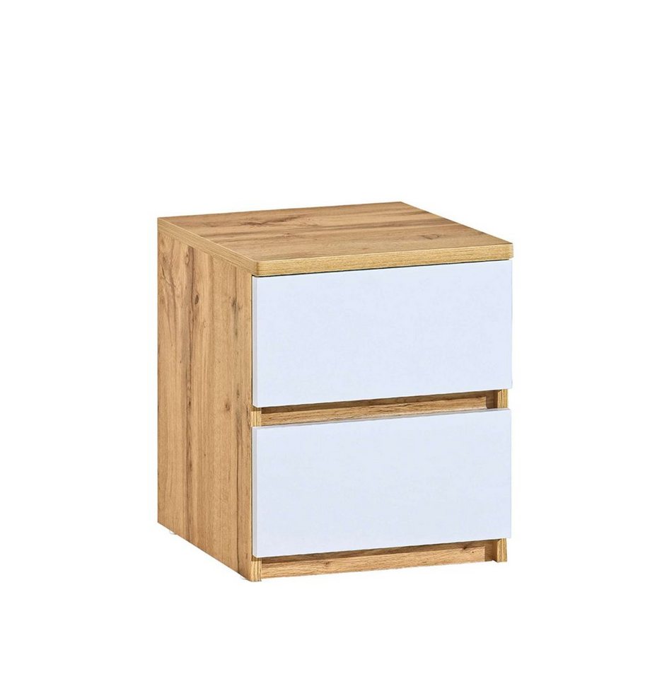 99rooms Kinderkleiderschrank Arcola (Nachtkommode, Nachttischschrank) Push-to-Open, mit Schubladen, viel Stauraum, Modern Design, Spanplatte von 99rooms