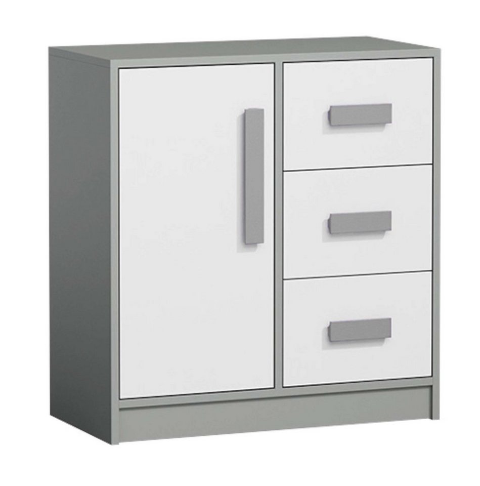 Stylefy Kinderkleiderschrank Gael III (Sideboard, Standschrank) mit Schubladen, Vollauszug, Modern Design, für Kinder von Stylefy