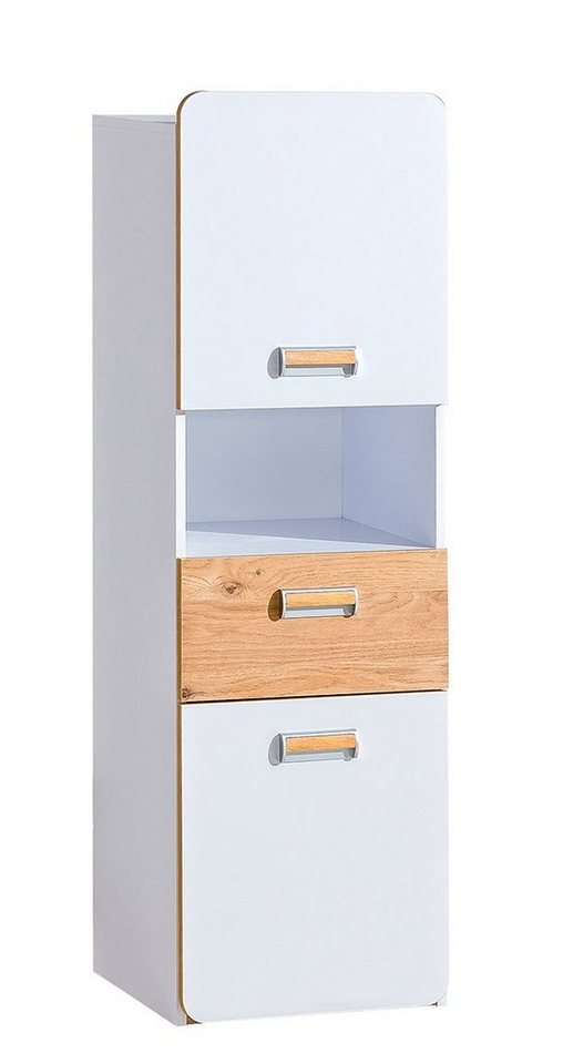 Stylefy Kinderkleiderschrank Laterne (Kinderschrank, Mehrzweckschrank) 2-türig, mit Fach und Schublade, viel Stauraum, Modern Design, für Kinder von Stylefy