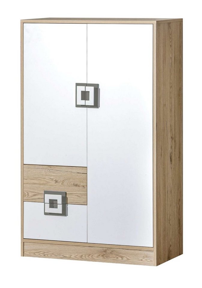 Stylefy Kinderkleiderschrank Nicole I (Highboard, Standschrank) viel Stauraum, mit Schubladen, Vollauszug, Modern Design, für Kinder von Stylefy