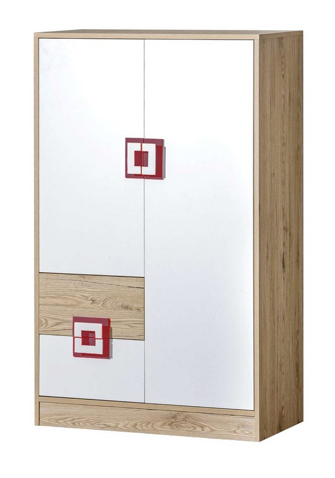 99rooms Kinderkleiderschrank Nicole I (Highboard, Standschrank) viel Stauraum, mit Schubladen, Vollauszug, Modern Design, für Kinder von 99rooms