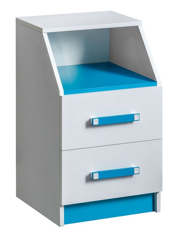 Stylefy Kinderkleiderschrank Taira (Container, Schreibtisch-Unterschrank) mit Schubladen, Vollauszug, viel Stauraum, Design Modern, für Kinder von Stylefy