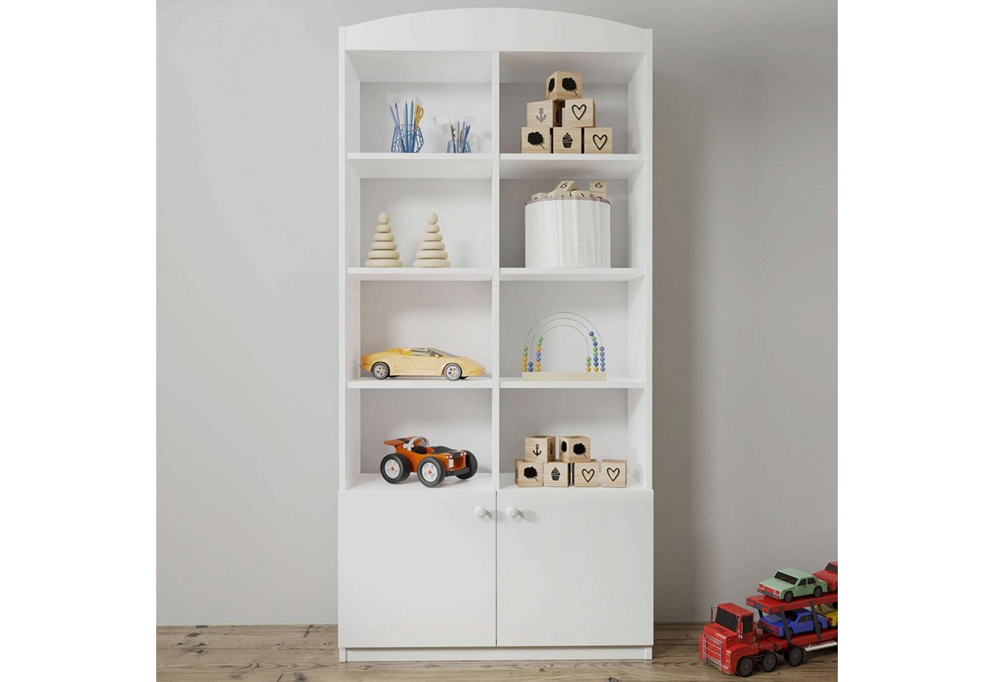 Stylefy Kinderregal Dreams, Standregal, Bücherregal, Kinder von Stylefy