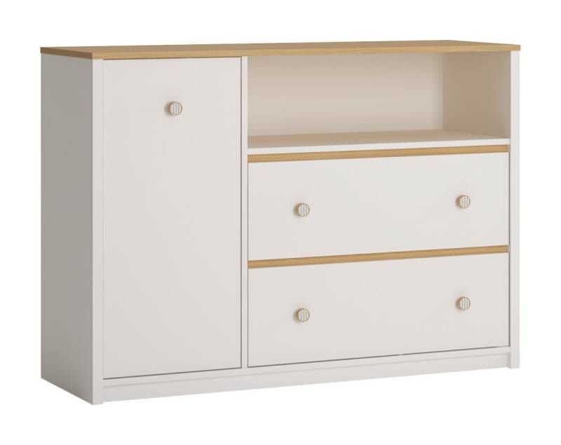 Stylefy Kinderregal Gerta, Sideboard, Schubladenkommode, Schrank, Kommode, Modern Design, mit Schubladen, mit viel Stauraum, stehend von Stylefy